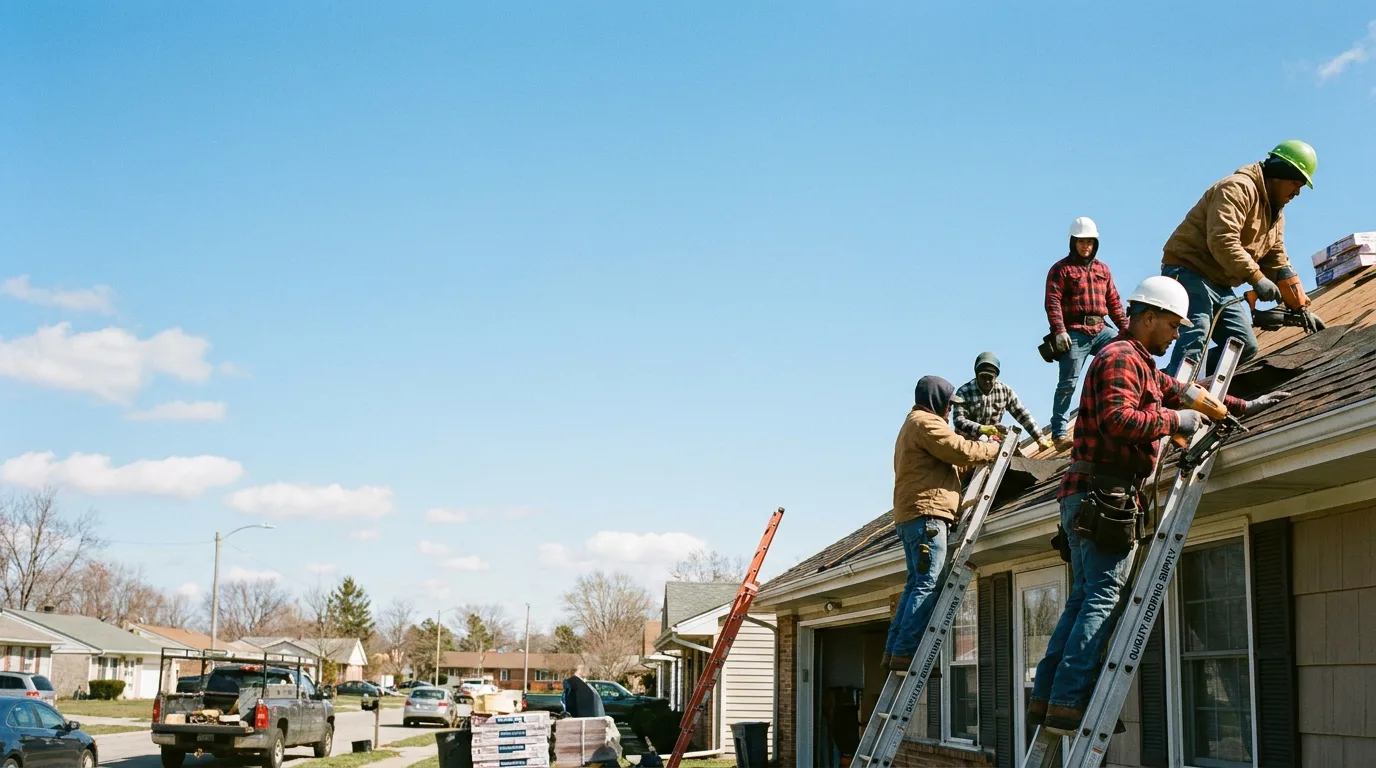 Roofing in Cottage Hills, IL near me